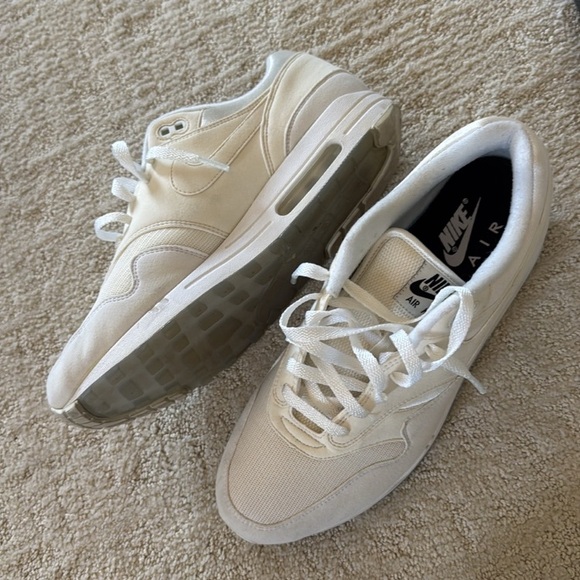 Nike Men's White Sneakers air max 90 open - Picture 3 of 5